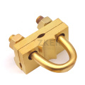 2021 Hot Sale Electrical Cable Connector Earth Rod Clamp U Bolt Clamp To Connect Copper Wire